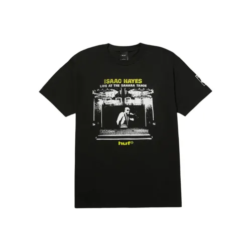HUF x Isaac Hayes Isaac Hayes Коллаборация SS25 T Рубашка Мужская