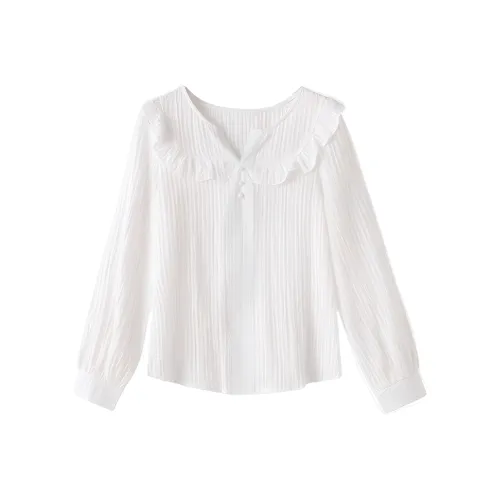 HUICUIGE Белый Женские T-рубашки