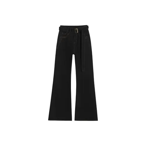 DANCANG Расклешенные Брюки Прямого Кроя Женские