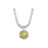 Рифленое и мерцающее ожерелье (зеленый)