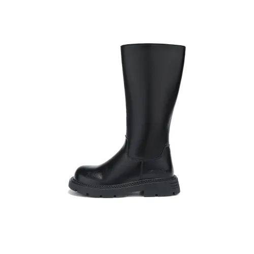 ST SAT KIDS Saturday Детская обувь Oтскок Устойчивый к истиранию Водонепроницаемый Высокий верх Детские кожаные сапоги