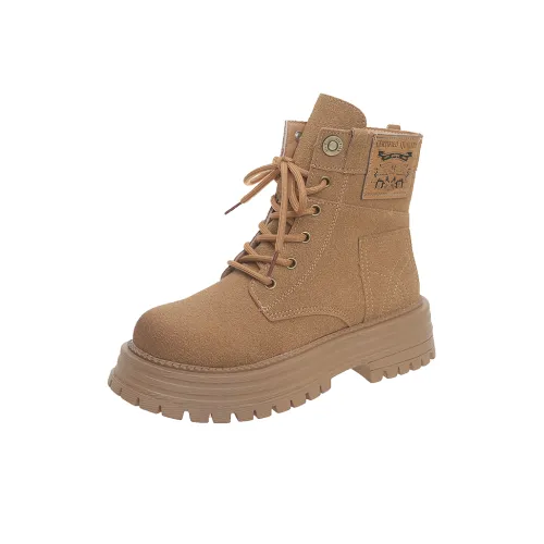 WUJI Короткий Мартин Ботинок 5CM Женские