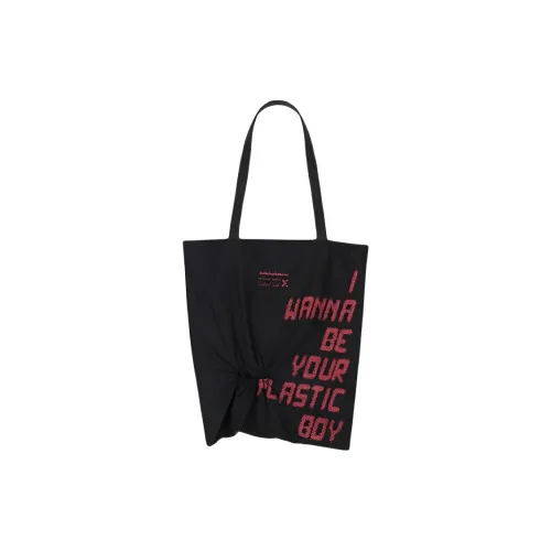 Emotional World X Berlin PSYCHO Nurses Хлопок Тоут Сумка Сумка для покупок Сумка среднего размера унисекс черного цвета