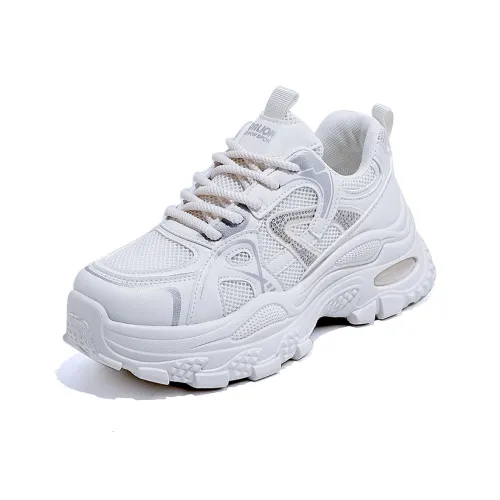 JOHLIN DREAM Устойчивый к истиранию Дышащий Увеличивающий Высоту Низкий Топ Кроссовки с Толстой Подошвой Женские