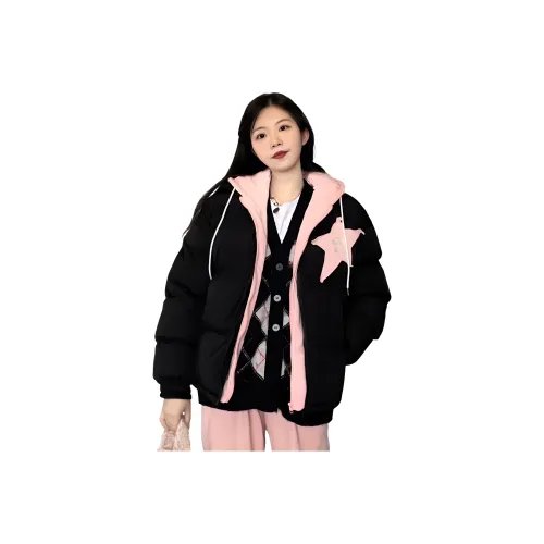 MTHE Черный Женский Пуховик