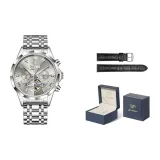 Настоящий серый [Кожаный ремешок + Коробка]