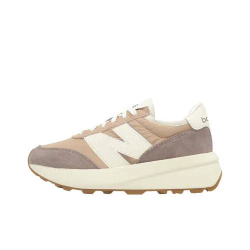 New Balance 370 Дышащий Поддержка Casual Мужской Коричневый Бежевый