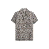 Синий Коричневый Узор