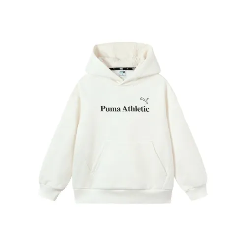 PUMA Athletic Натуральный Белый 10101 Kids Свитшоты