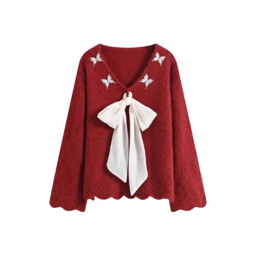 JOSR Красный Женский Трикотаж