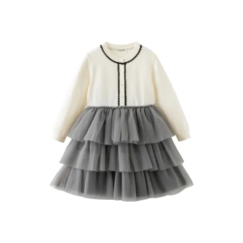 DAVE BELLA Белый Детские Платья