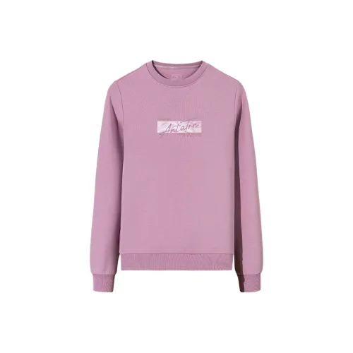 ANTA Розовый Фиолетовый Розовый Женский Свитшот