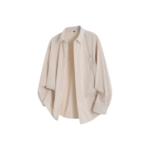 CariteSport Бизнес Английский язык Однотонный Модный Длинный Рукав Рубашка Унисекс