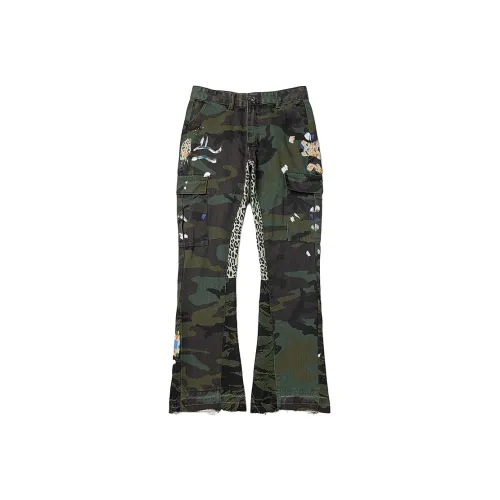 JZWSTUDIO Зеленые Унисекс Повседневные Штаны