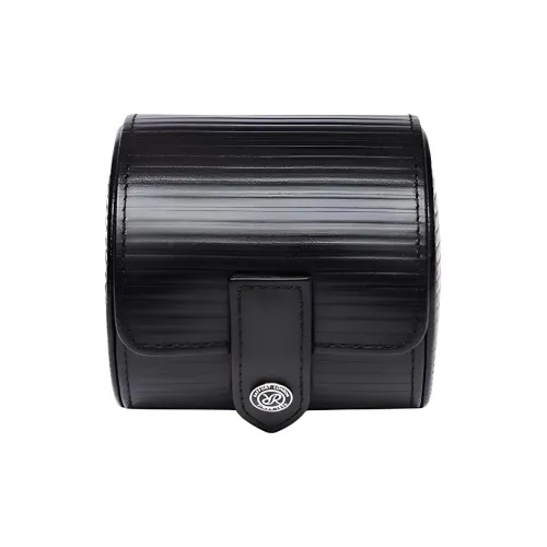 RAPPORT Linear Кожа Наручные часы Разъем Watch Сумка Дорожные органайзеры Унисекс Черный