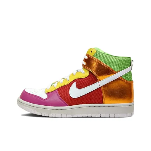 Nike Dunk High Топ Скейтборд Кроссовки Женские Красный
