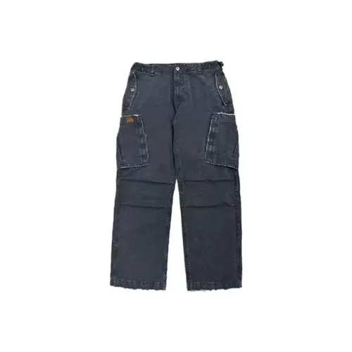 NEIGBORL Черный Серый Унисекс Карго Брюки