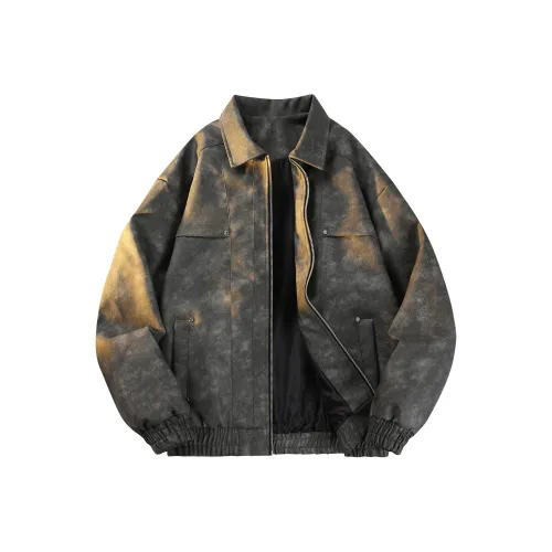 BLACK AT Унисекс Кожаные куртки