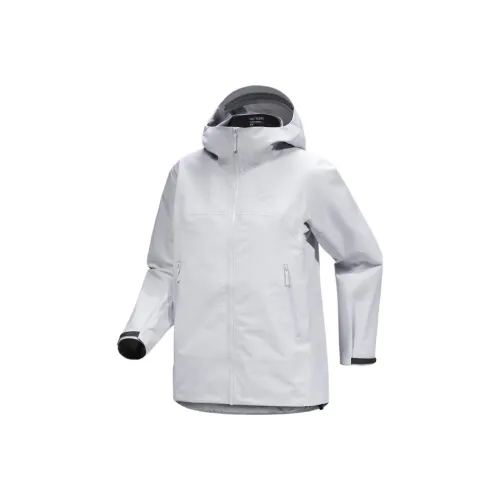 Arcteryx BETA FW24 Водонепроницаемый Ветрозащитный And Дышащий Ветровка Женская Белая