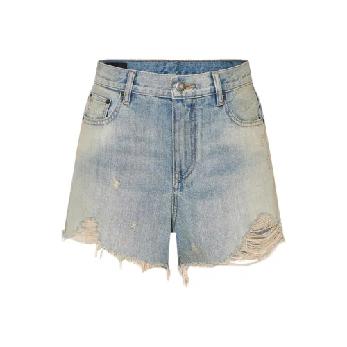 MO&CO Джинсовый синий Женские Джинсовые шорты