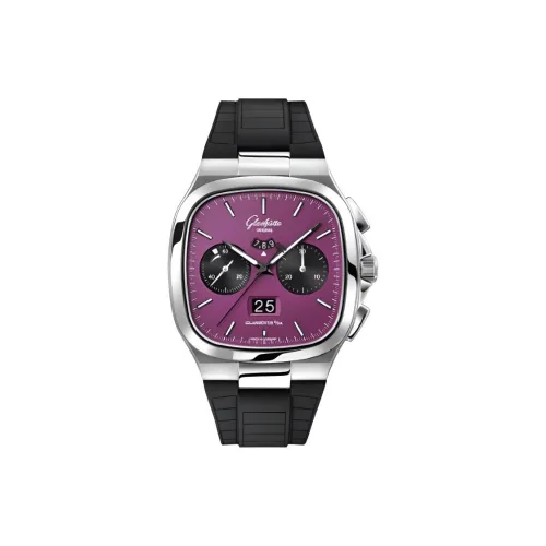 GLASHUTTE ORIGINAL Винтаж Автоматический Механический Часы Унисекс 40*40 мм Фиолетовый Циферблат