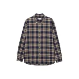 Морской синий в клетку