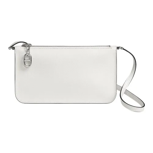 HERMES ZipengoChaine D'Ancre To Go Кожа Evercolor Клатч Женские 0U Новый белый Новый белый