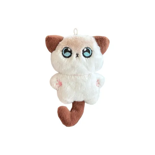 JOY FUER Длинный хвост Siamese Cat Плюшевый Брелок 14,5 см Высота