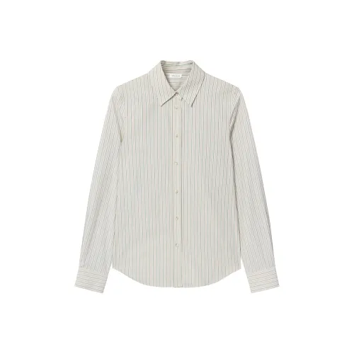 Miss Sixty Дюна Верблюжье-коричневый Зеленые полосы Женские Рубашки