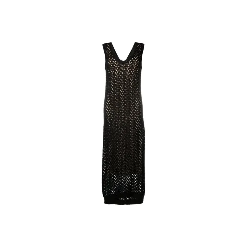 BRUNELLO CUCINELLI SS23 Без рукавов Платье Женское Черное