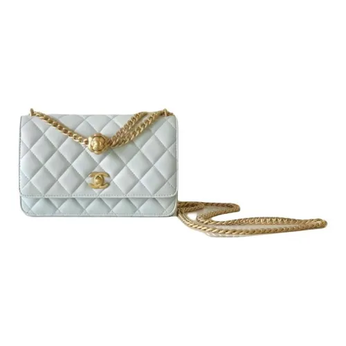 CHANEL Classic Flap CF Ручная работа узор с алмазами овечья кожа сумка с клапаном сумка через плечо женская белый