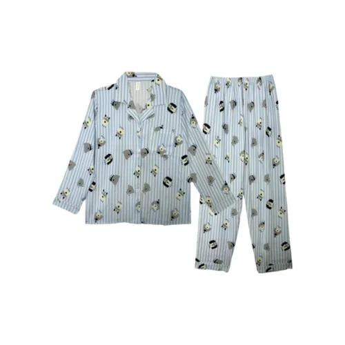 XIAFENYAN Синий Женские Пижамные Комплекты
