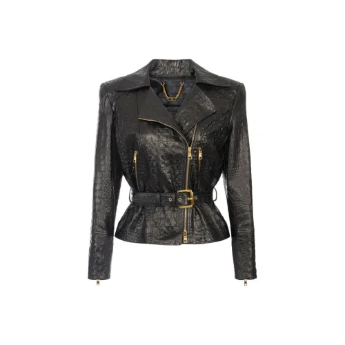 Elisabetta Franchi Кожа Куртка Женская