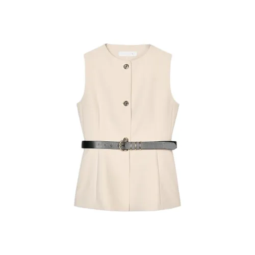 ZARA Песочный Женский Топы без рукавов