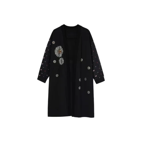 TCH Черное Женское Пальто