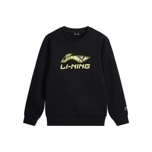 LINING Черные школьные толстовки для подростков