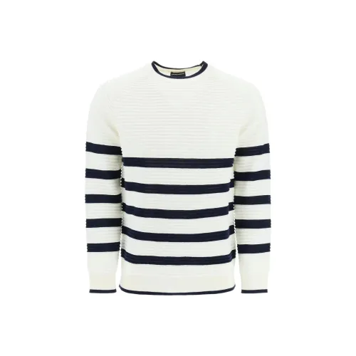 EMPORIO ARMANI SS23 Свитер Мужской Кремовый