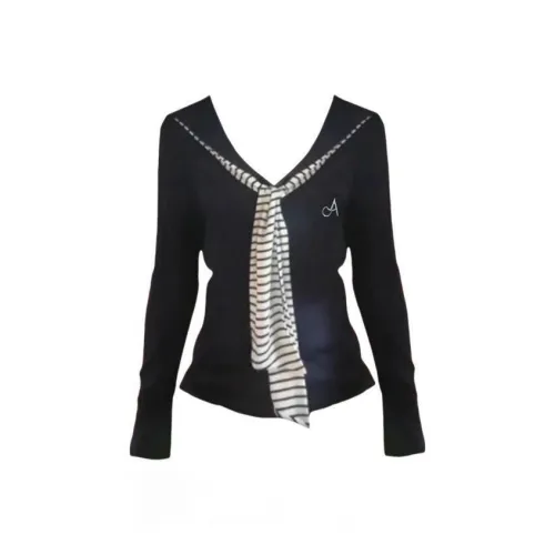 MIMOSA CHUR Темно-синие Женские T-рубашки