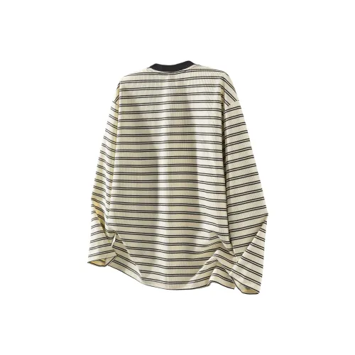  V Длинный рукав Т-рубашка Мужская