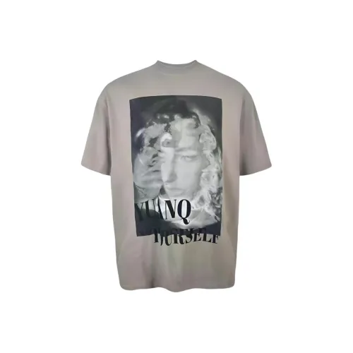 YUANQ Серый Унисекс T-рубашки