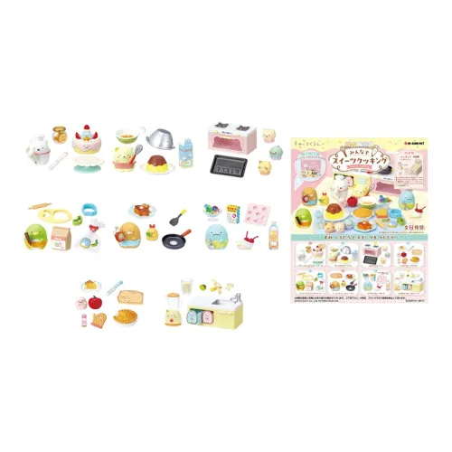 RE MENT Corner Companion Dessert Baking Слепые коробки Целая коробка 8 шт