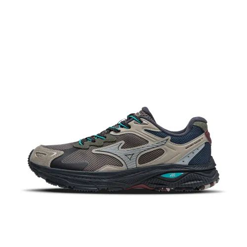 Mizuno Racer S Low Топ EVA Средняя подошва Городской Коммутирование Беговые кроссовки Унисекс Железо Tower Серый