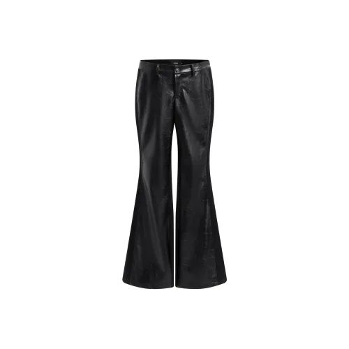 IMXS Black Women's Casual Pants IMXS Черные Женские Повседневные Брюки