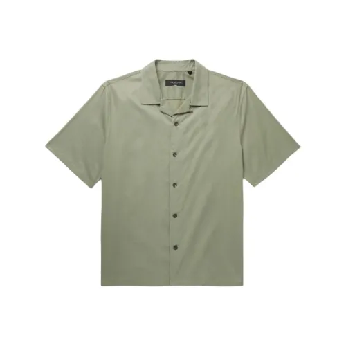 RAG BONE Зеленые Мужские Рубашки