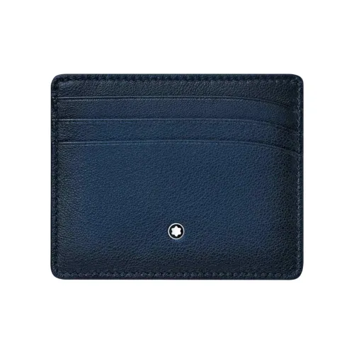 MONTBLANC Meisterstuck Кожаный держатель для карт Мужской Морской синий