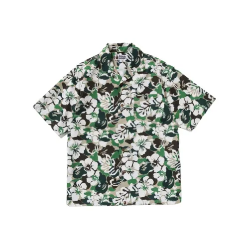 A BATHING APE FW25 Зеленый Мужские Рубашки