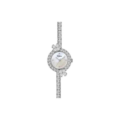 Difeini Кварцевый Movement Женские Часы 23мм*23мм*7мм Серебряный