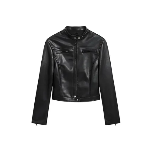 MOONCORE Кожа Куртка Женская