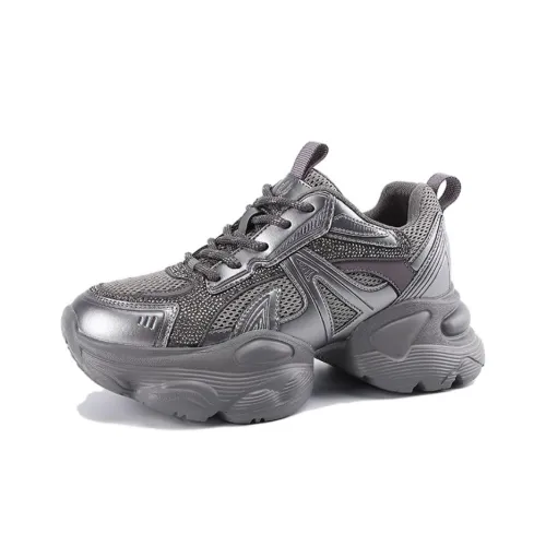 Spider King Дышащие Низкие Кроссовки с Толстой Подошвой Женские