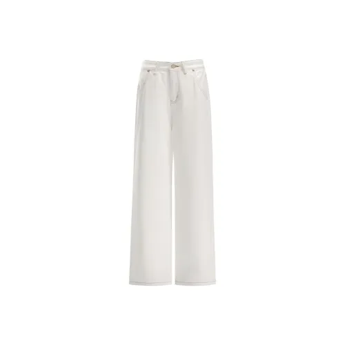 DANCANG Свободный крой Универсальный Драпированный Этажная длина Повседневный EFFORTLESS Широкие штаны Женские